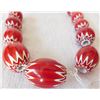 Image 2 : Rare Red Chevron Beads