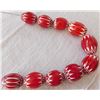 Image 7 : Rare Red Chevron Beads