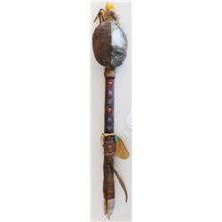 Plains Indian Turtle Rattle