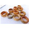 Image 5 : Collection of Bone Civil War Rings