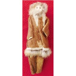 Eskimo Bone Doll w/Clothes