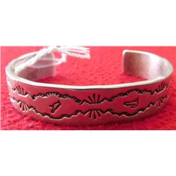 Sterling Silver & Navajo Bracelet