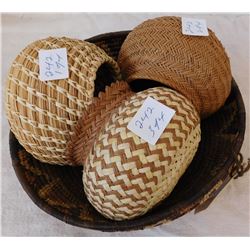 4 Tarahumara & Tribal Baskets