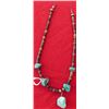 Image 1 : Heishi & Turquoise Nugget Necklace