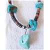 Image 3 : Heishi & Turquoise Nugget Necklace