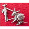 Image 3 : Sterling Mexican Donkey Pin Group