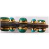 Image 6 : Malachite & Turquoise Wood Cuff