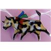 Image 7 : Sterling Silver & Enamel Bull Pin