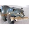 Image 2 : Stone Bear Sculpture & Fish