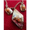 Image 8 : Silver & Abalone Necklace