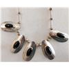 Image 2 : Sterling Silver & Onyx Necklace