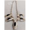 Image 8 : Sterling Silver & Onyx Necklace