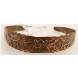 Copper Storyteller Cuff by Bell