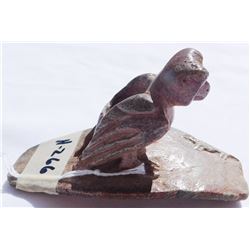 Stone Platform Bird Effigy Pipe