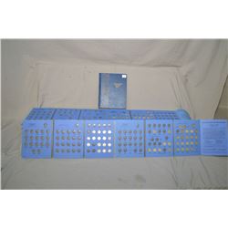 Five coin folios of Canadian dimes and five cent silver pieces