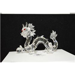 Swarovski crystal dragon DO1X971/208 398 from the "Fabulous Creatures" collection with hard case and