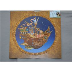 Unframed limited edition print "The Royal Music Barque"signed by artist James C. Christensen 2522/27