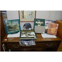 Selection of Collector's edition art books including Robert Bateman, Bev Doolittle, two cased edtion