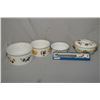 Image 1 : Selection of Royal Worcester Eve sham including three graduated size souffle dishes, a lidded casser
