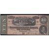 Image 1 : 1864 $10 The Confederate States of America Note