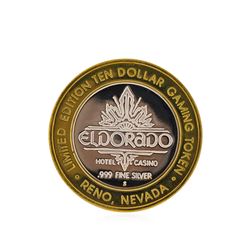 .999 Silver El Dorado Hotel & Casino Reno, Nevada $10 Gaming Token Limited Editi