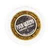 Image 1 : .999 Silver Four Queens Casino & Hotel $10 Casino Limited Edition Gaming Token