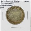 Image 1 : 1936 York County, Maine Tercentenary Commemorative Half Dollar Coin