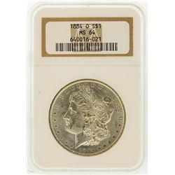 1884-O $1 Morgan Silver Dollar NGC Graded MS64