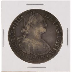 1797M 8 Reales Mexico Spanish Silver Coin