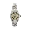 Image 1 : Ladies Stainless Steel Rolex Oyster Perpetual Watch with Diamond Bezel