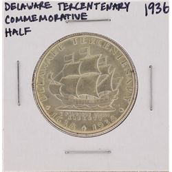 1936 Delaware Tercentenary Commemorative Half Dollar Coin