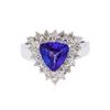 Image 2 : 14KT White Gold 1.64ct. Tanzanite and Diamond Ring