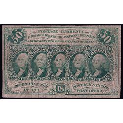 1862 50 Cent 1st Issue Fractional Note