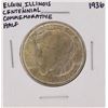 Image 1 : 1936 Elgin Illinois Centennial Commemorative Half Dollar Coin