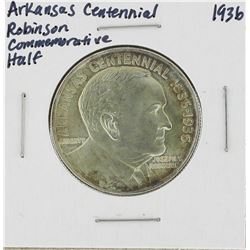1936 Arkansas Centennial Robinson Commemorative Half Dollar Coin