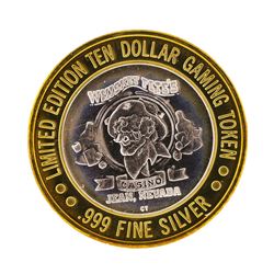 .999 Silver Whiskey Petes Casino Jean, NV $10 Casino Limited Edition Gaming Toke