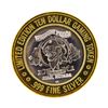 Image 1 : .999 Silver Whiskey Petes Casino Jean, NV $10 Casino Limited Edition Gaming Toke