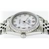 Image 9 : Rolex Mens Stainless Steel Mother Of Pearl VVS Diamond Datejust Wristwatch