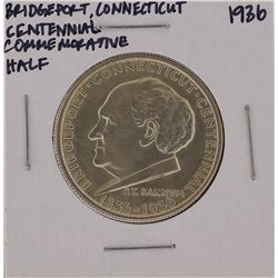 1936 Bridgeport Connecticut Centennial Commemorative Half Dollar Coin