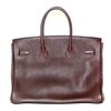 Image 3 : Authentic Vintage Hermes 35 cm Birkin Chocolate Clemence GHW