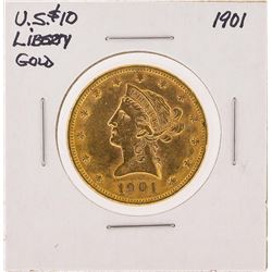 1901 $10 Liberty Head Eagle Gold Coin