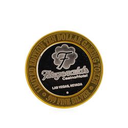 .999 Silver Fitzgeralds Casino & Hotel  Nevada $10 Gaming Token Limited Edition