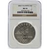 Image 1 : 2002-P $1 Salt Lake Olympics Silver Coin NGC MS70