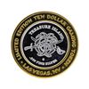 Image 2 : .999 Silver Treasure Island Las Vegas $10 Casino Gaming Token Limited Edition