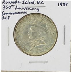 1937 Roanoke Island North Carolina 350th Anniversary Commemorative Half Dollar C