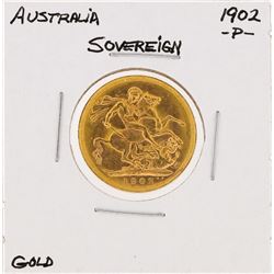 1902-P Australia Sovereign Gold Coin