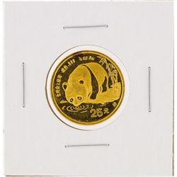 1987  1/4 oz China Panda Gold Coin