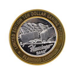 .999 Silver Flamingo Hilton Laughlin, NV $10 Casino Gaming Token Limited Edition