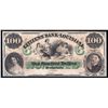Image 1 : 1800s $100 The Citizens' Bank of Louisiana Obsolete Bank Note