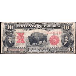 1901 $10 Bison Legal Tender U.S. Currency Note